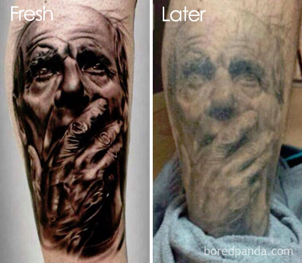 O problema com a tatuagem realista