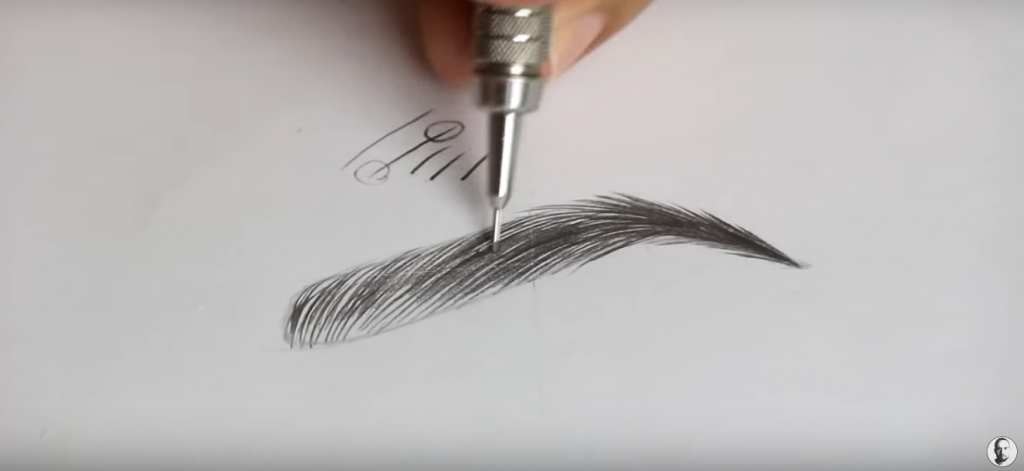 como desenhar sobrancelha