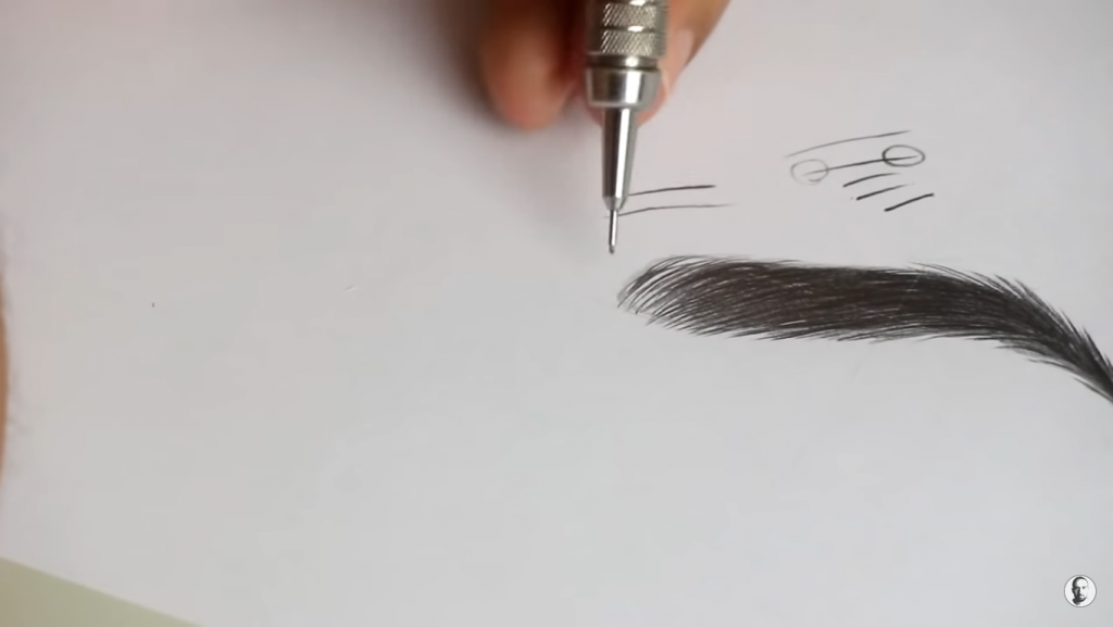 como desenhar sobrancelha