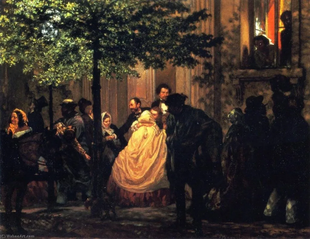 Adolph Menzel The End of the Evening