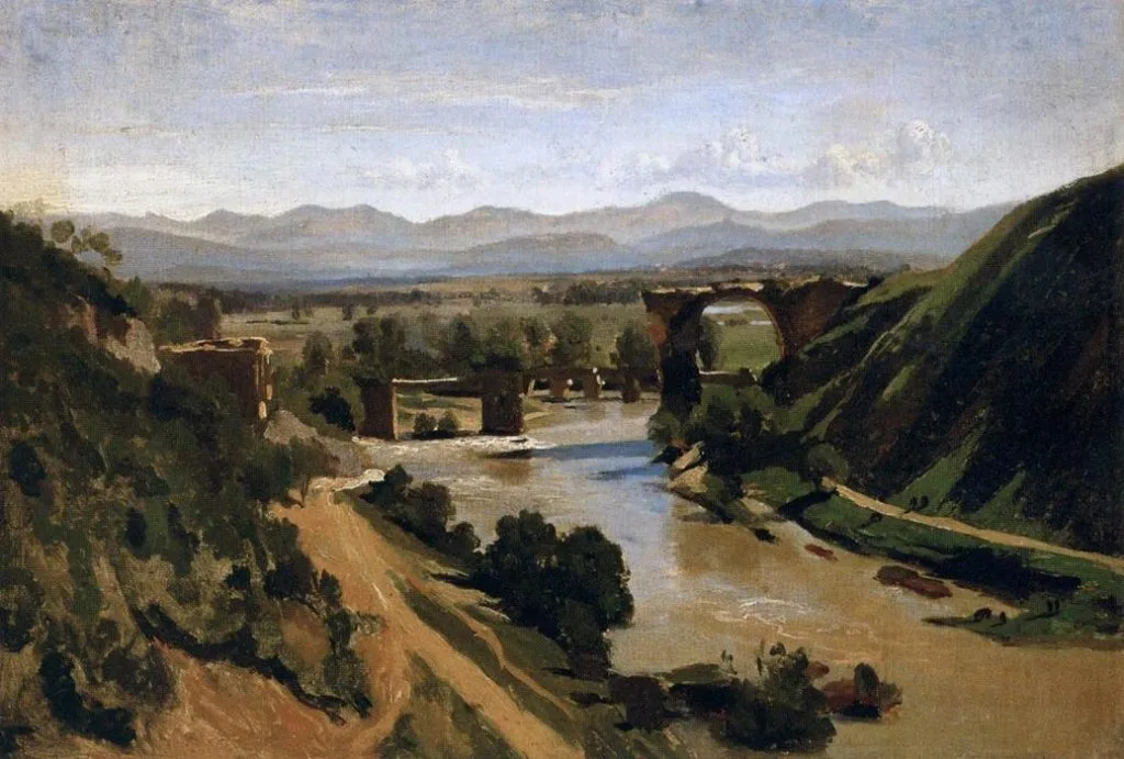 Jean Baptiste Corot The Bridge of Narni